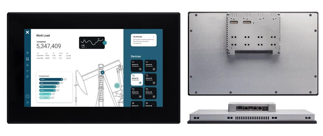 eX715MG | Web Outdoor HMI Sunlight readable with bonding 15